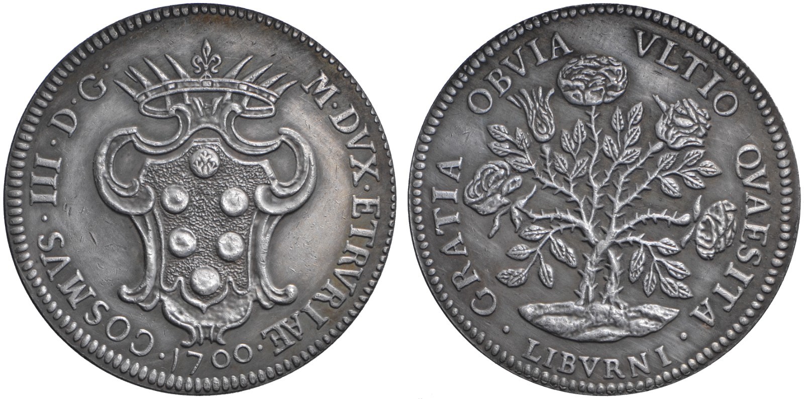 GRANDUCATO DI TOSCANA - COSIMO III - PEZZA DELLE ROSE 1700 - COPIA