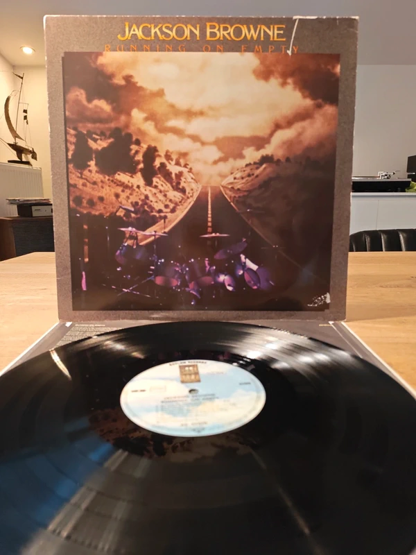 LP Jackson Browne 🎶 Running on Empty 🎶 Album 33t Vinyl Record