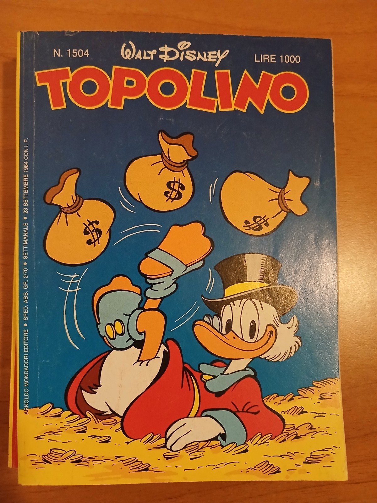 Topolino nr.1504 (edizioni Mondadori,1984)