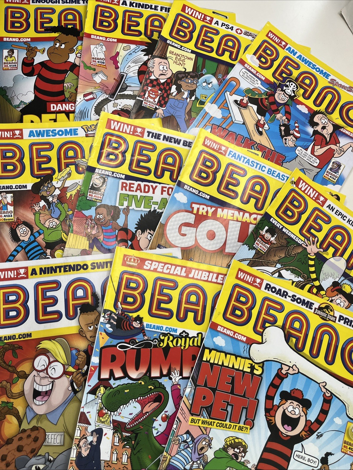 11 x BEANO COMICS  2022 Bundle / Job Lot - Dennis the Menace / Bananaman