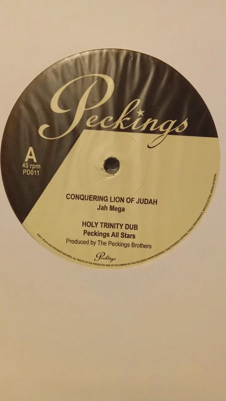 Jah Mega / Sister Jahian - Conquering Lion Of Judah (maxi vinyle)