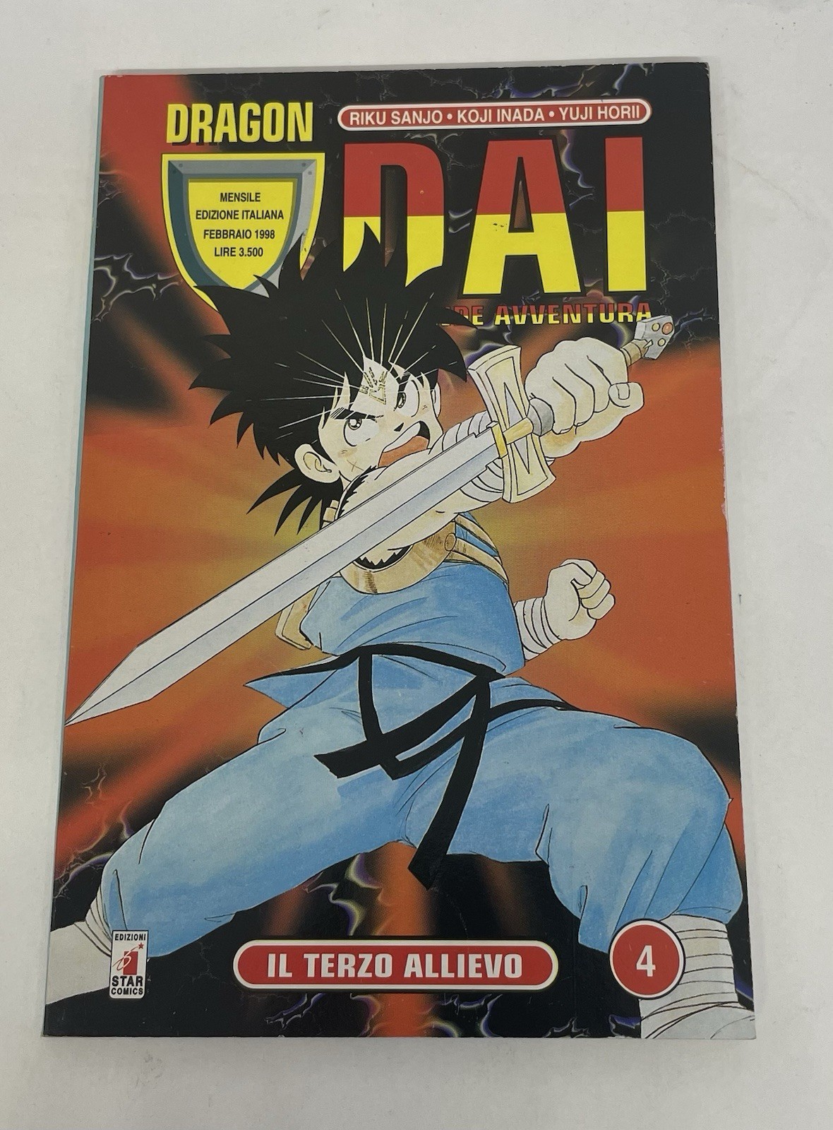 Star Comics Dragon Dai n. 4 Il terzo allievo Sanjo Inada Horii ITA 1998