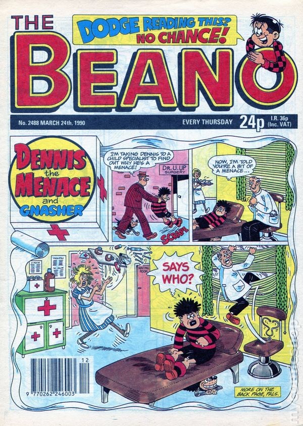 Beano #2488 FN 1986 Stock Image