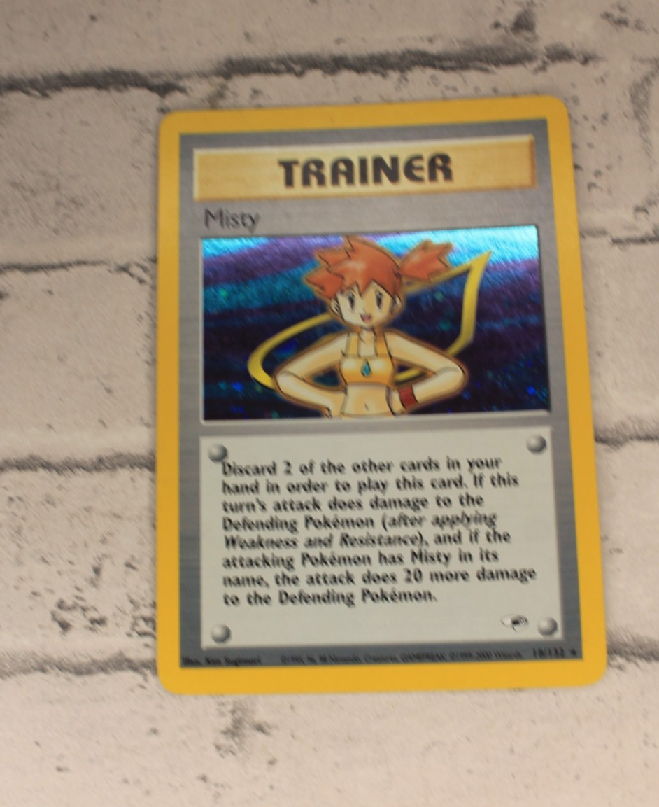 Wizards of the Coast Gym Heroes Misty Holo Raro Allenatore 18/132 IT Illimitato