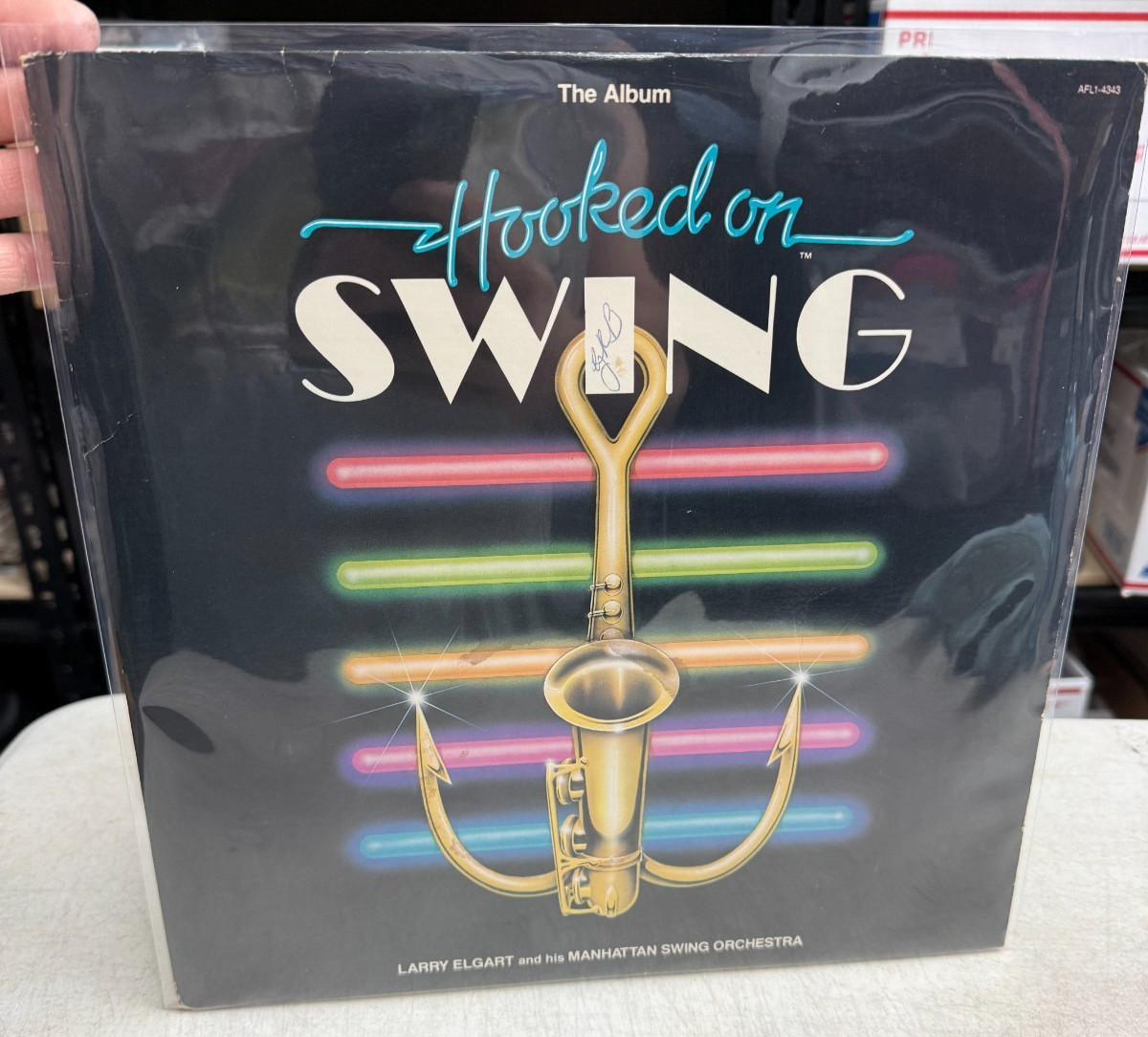Hooked On Swing Vinyl LP Larry Elgart RCA AFL1-4343 Mastered at Half Speed 1982