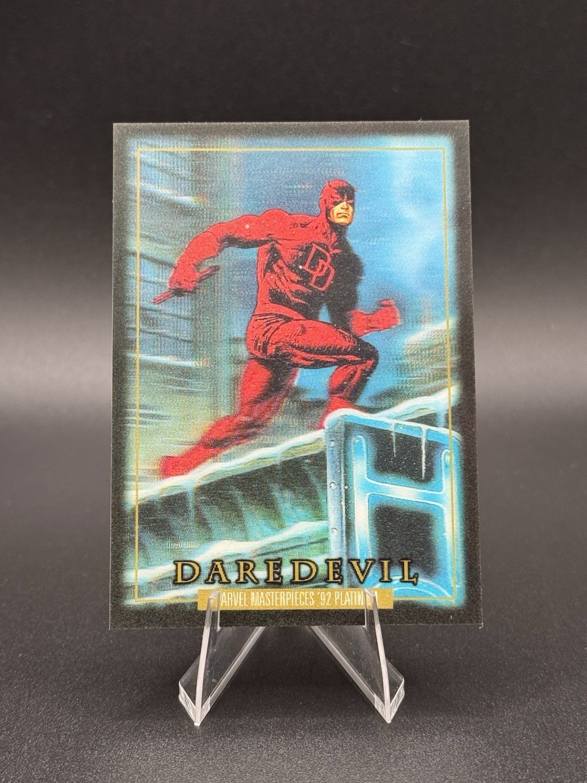 2024 Marvel Masterpieces '92 Platinum Daredevil #12 lenticolare