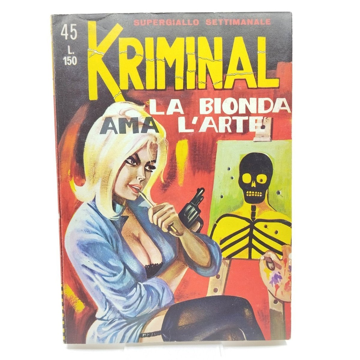KRIMINAL N. 45  QUASI DA  EDICOL A   AUT. 6636   ED. CORNO MAG. 1966 [UFF-32-45]
