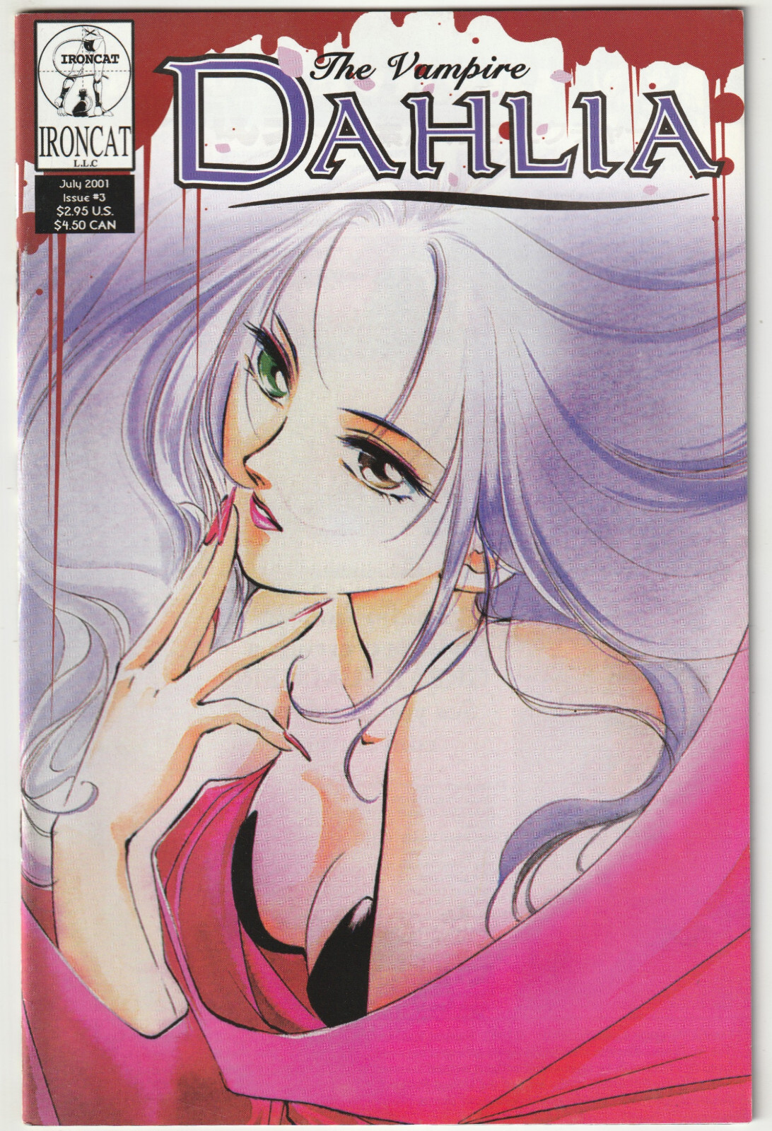 ✪ THE VAMPIRE DAHLIA #3, Ironcat/Akita 2001 US-MANGA COMICHEFT TOP Z1