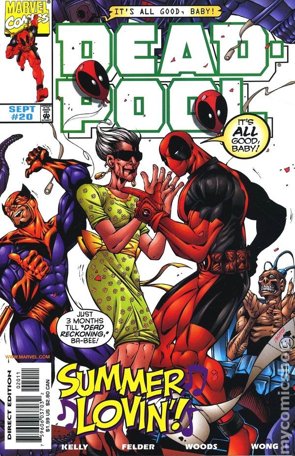 Deadpool #20 VF- 7.5 1998 Immagine Stock
