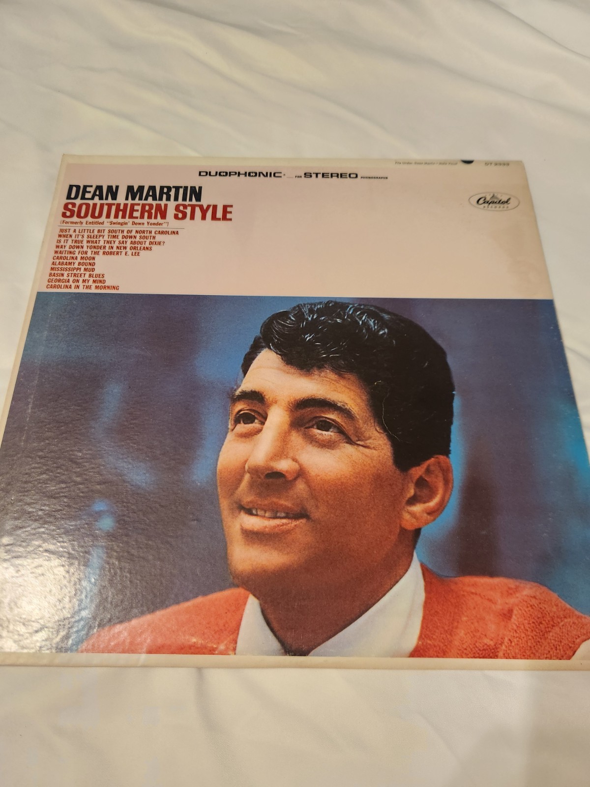 DEAN MARTIN Southern Style Vinyl LP Excellent 