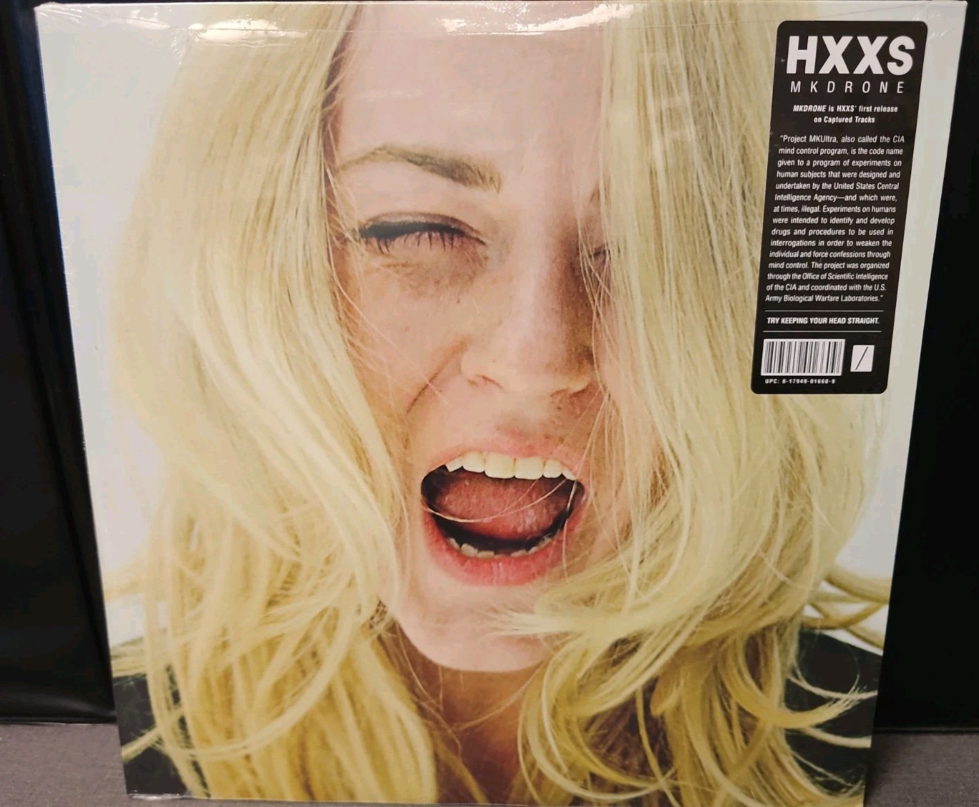 HXXS - Mkdrone - CIA Mind Control Program - NEW SEALED VINYL RECORD 2018