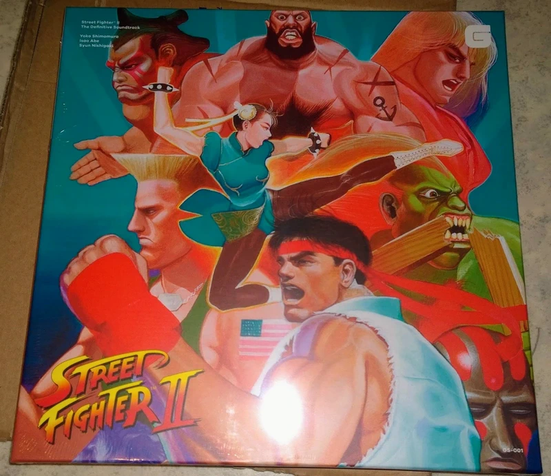Coffret 4 Vinyles Ost  Street Fighter 2 Neuf