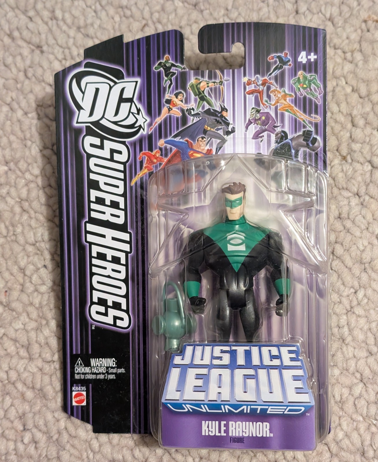 2007 Mattel DC Super Heroes Justice League Unlimited KYLE RAYNOR Lanterna Verde
