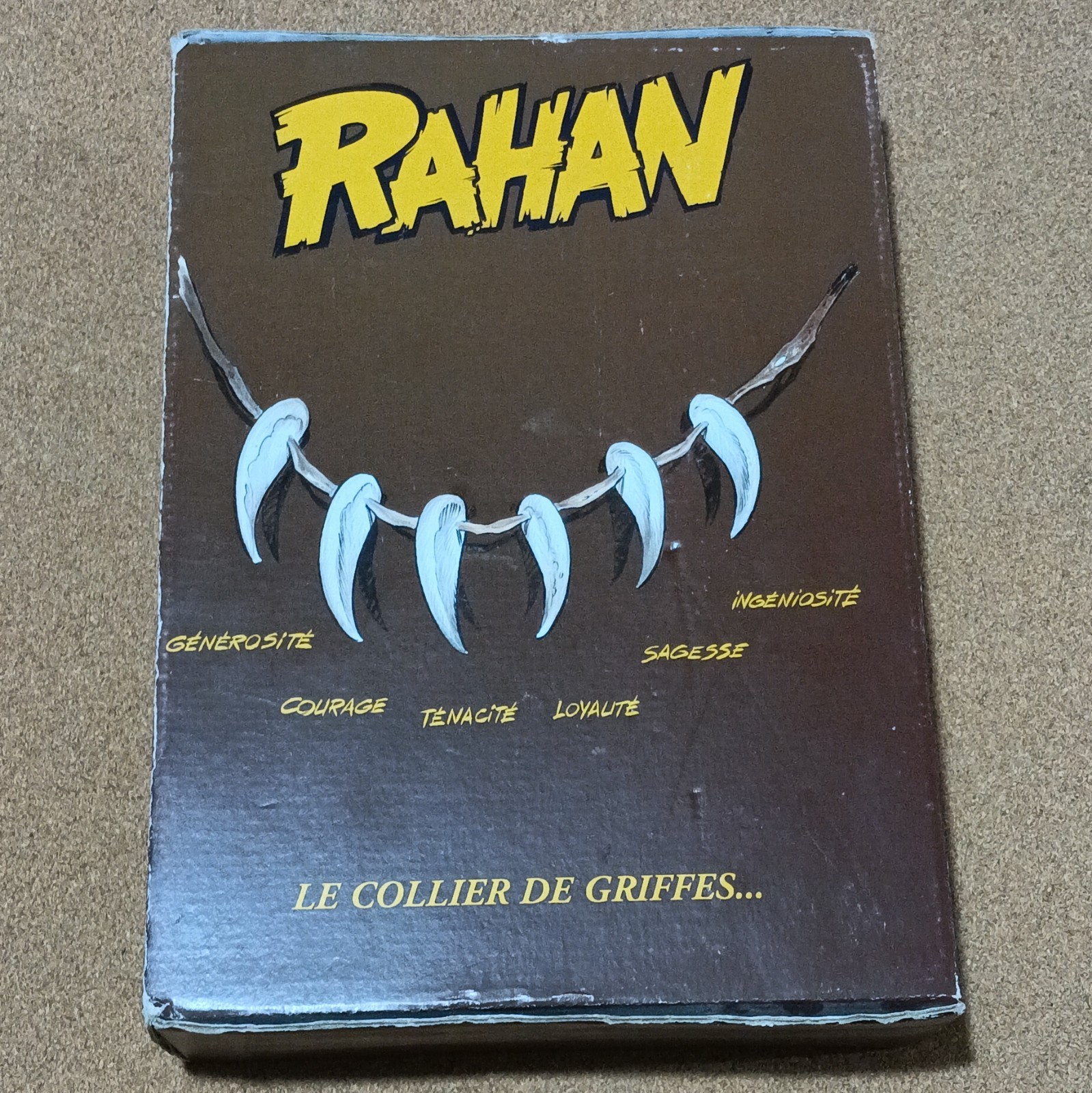 Rahan- Lécureux + Chéret - coffret 6 albums 2002, avec belle dédicacé, signé, EO