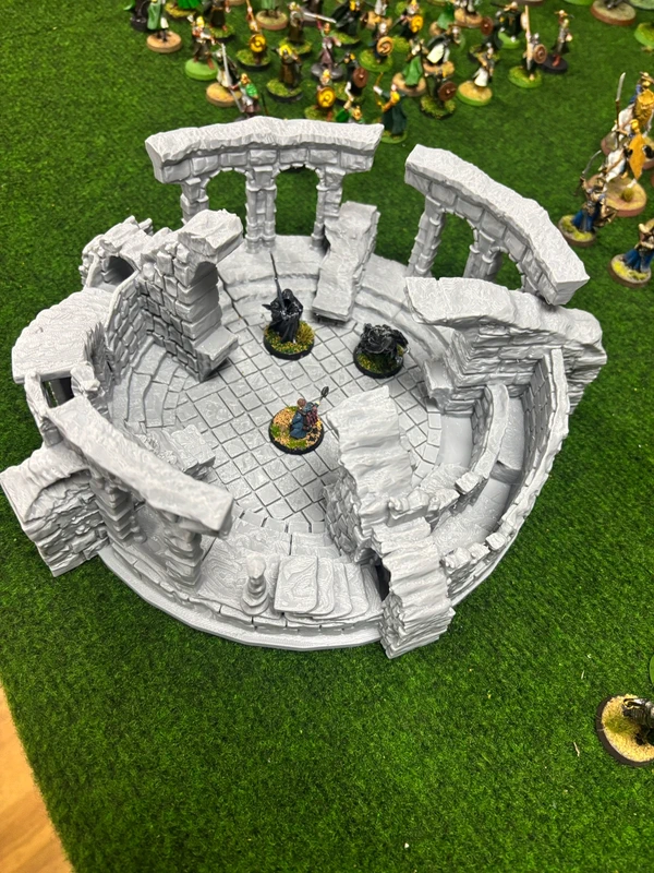 Collevento Amon Sul scenario per wargame Warhammer Mesbg