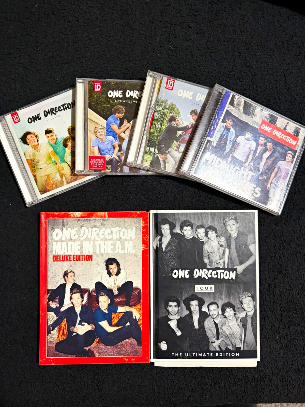 One Direction CD Lot: Entire Discography + Bonus Live While We’re Young