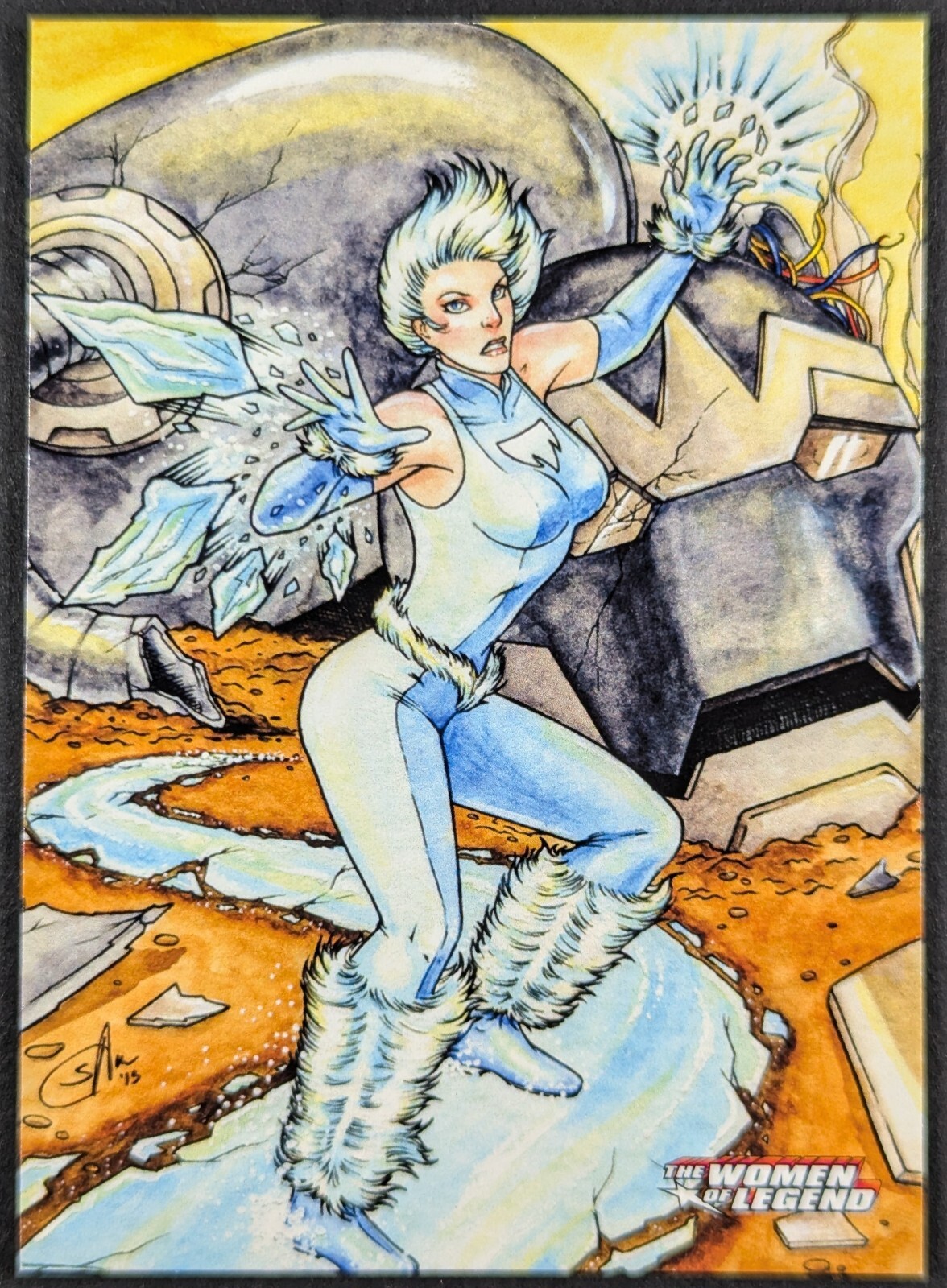 Carta Ice 2013 Cryptozoic DC Women of Legend #21 (NM)