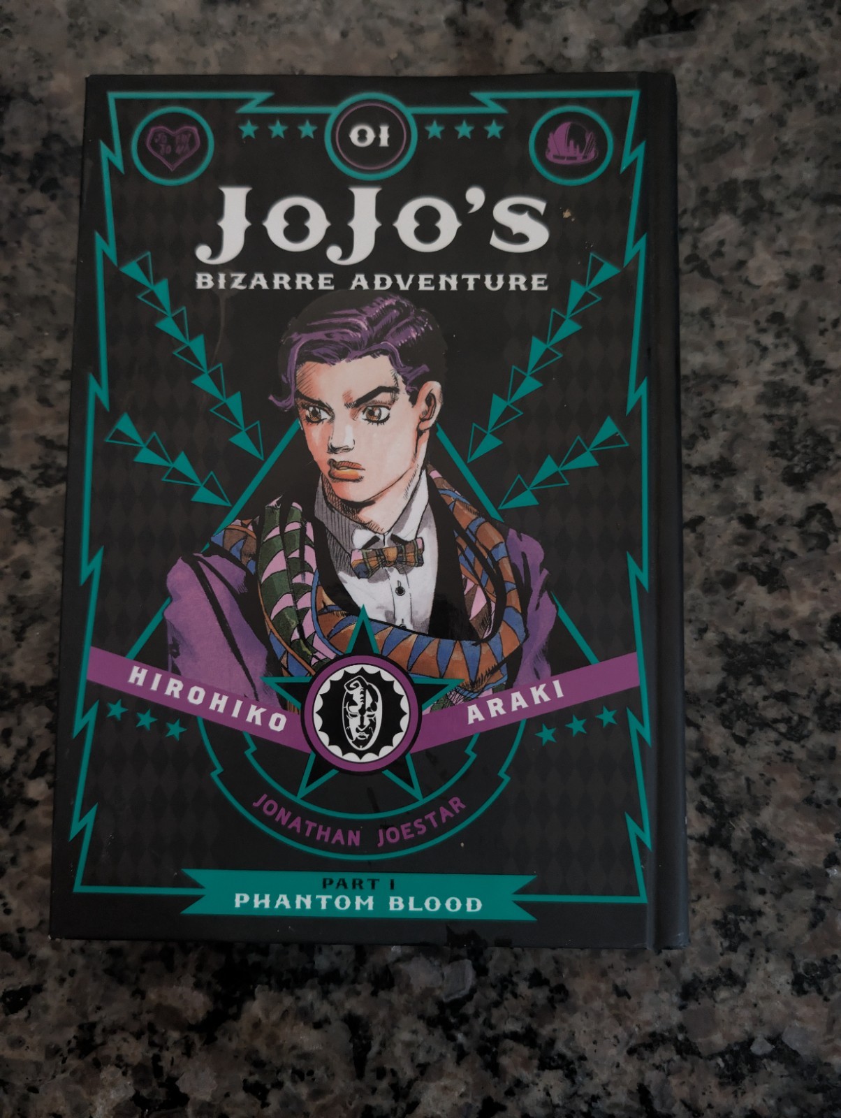 JoJo's Bizarre Adventure Vol 1 manga inglese copertina rigida Hirohiko Araki