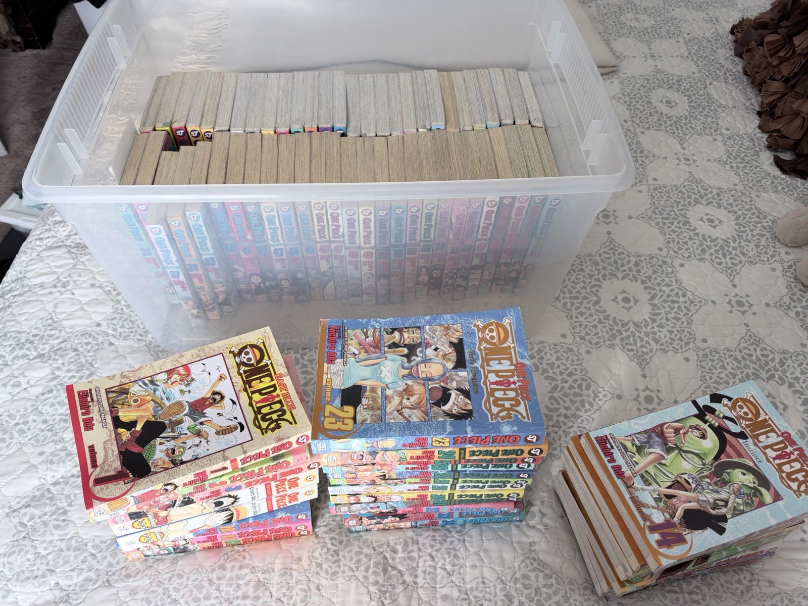 One Piece Manga Inglese Box Set 1-4, Vol. 1-90, completo