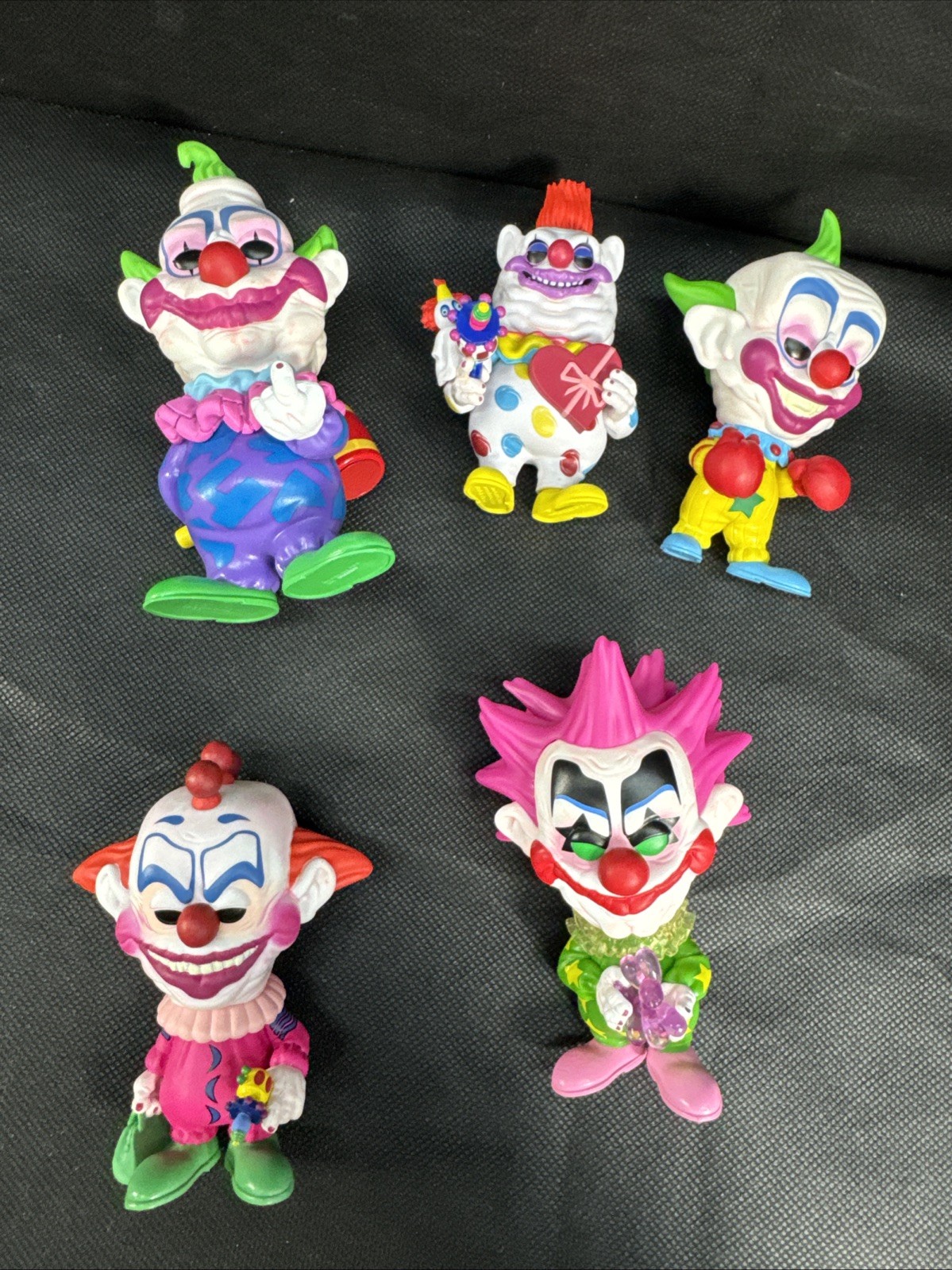 Jada Toys - Set completo di 5 personaggi pressofusi Killer Klowns from Outer Space.