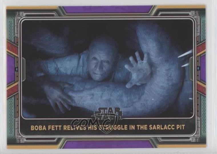 2022 Topps Star Wars Il Libro di Boba Fett Viola #39 0m4q