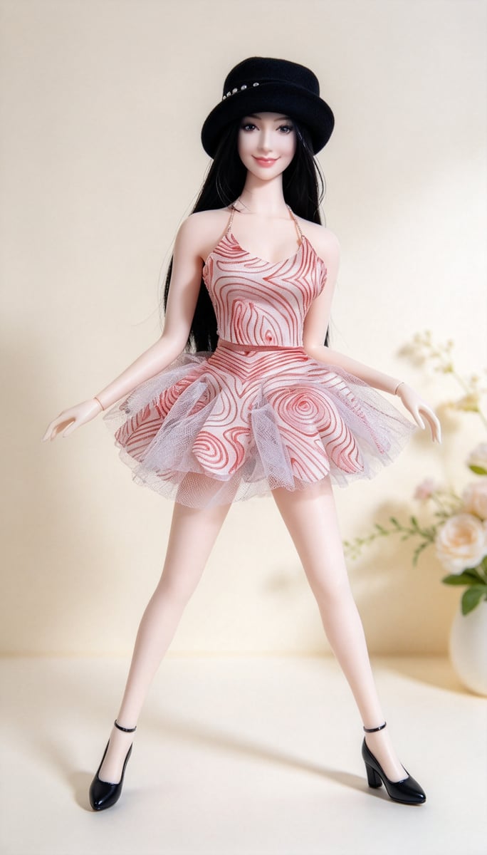 Set camicetta + gonna tutù pizzo stampa scala 1/6 modello adatto figure femminili 12''