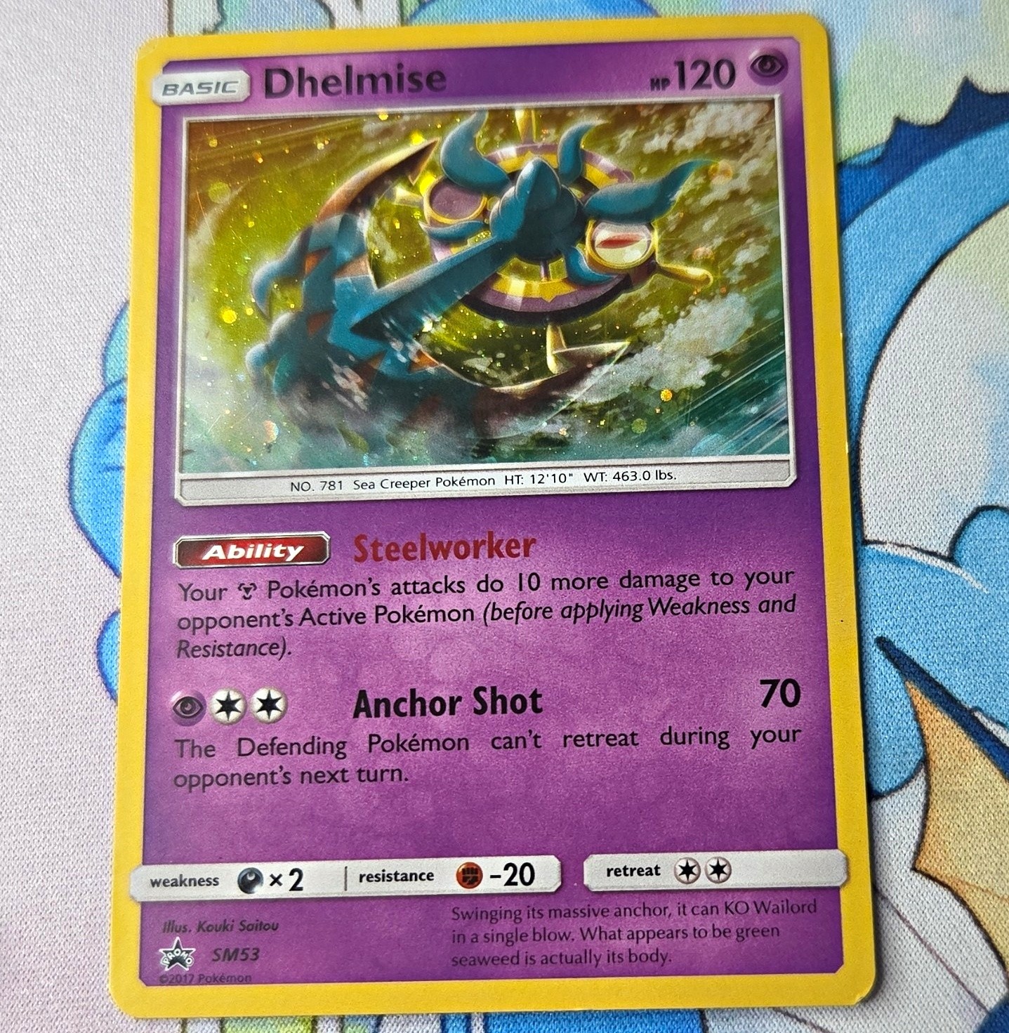 The Pokémon Company Dhelmise SM53 Holo Promo Basic 120HP EN 2017