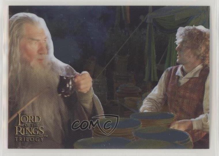 2004 Topps Chrome The Lord of Rings Trilogy Gandalf Merry Brandybuck #5 0ni9