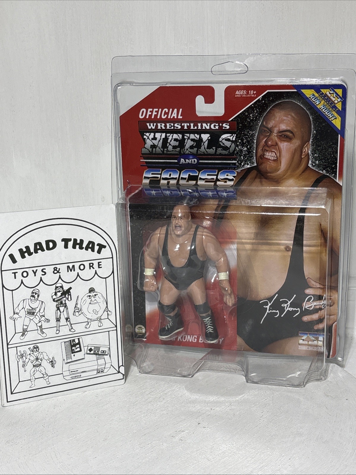 Zombie Sailor Toys Heels and Faces Series 2 King Kong Bundy Fig MOC W/Case