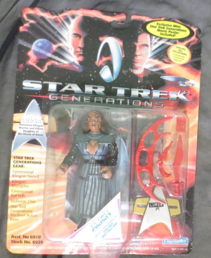 Modellino Klingon Lursa Star Trek Generations 1994 vintage compagni di gioco