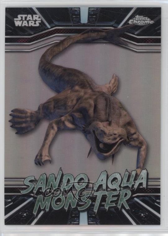 2024 Topps Chrome Star Wars Hyperspace Naboo Sando Aqua Monster #BF-10 4g8