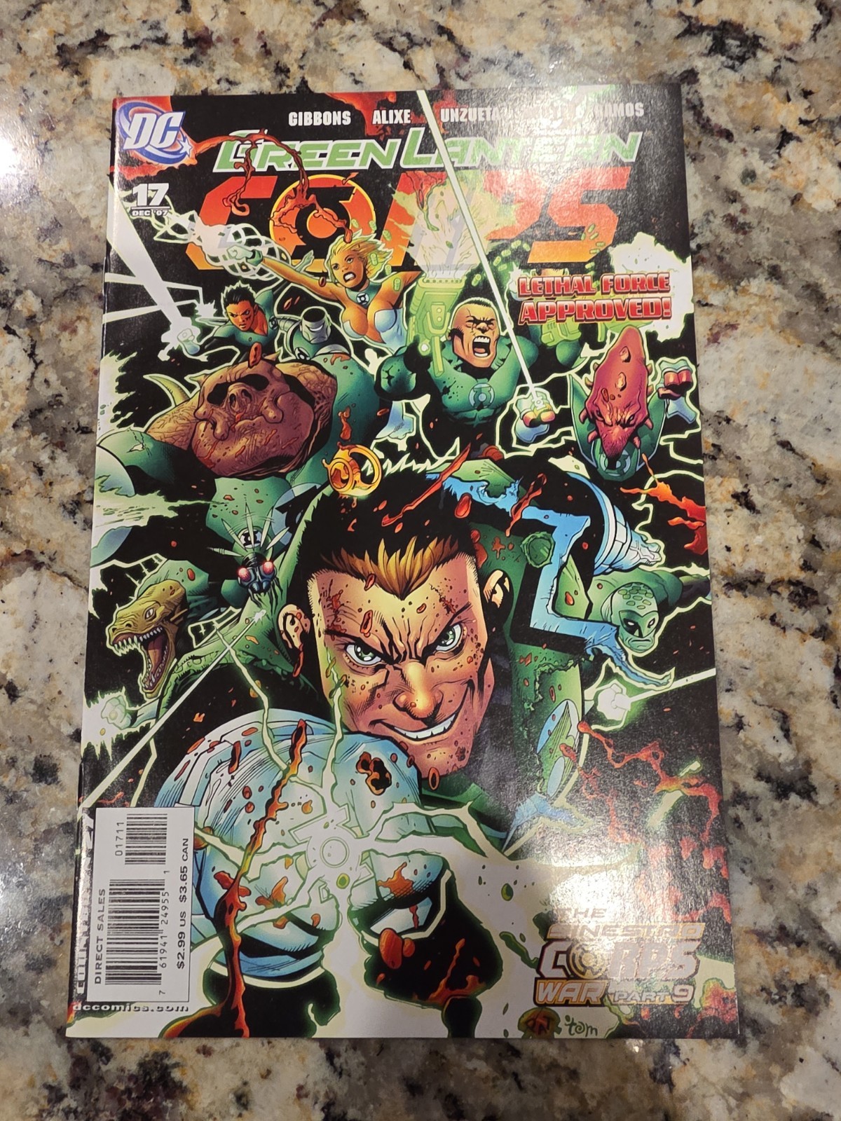 Green Lantern Corps #17 Sinestro Corps War DC Comics 2007 Patrick Gleason