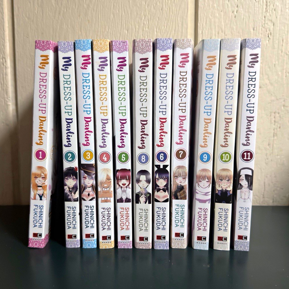 My Dress-Up Darling Manga Vol 1-11 Set/Lotto di Shinichi Fukuda, Square Enix.