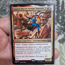 Captain Marvel, Avenger Suprema - MTG Marvel Super Heroes Rare ITA 4/4 R0078
