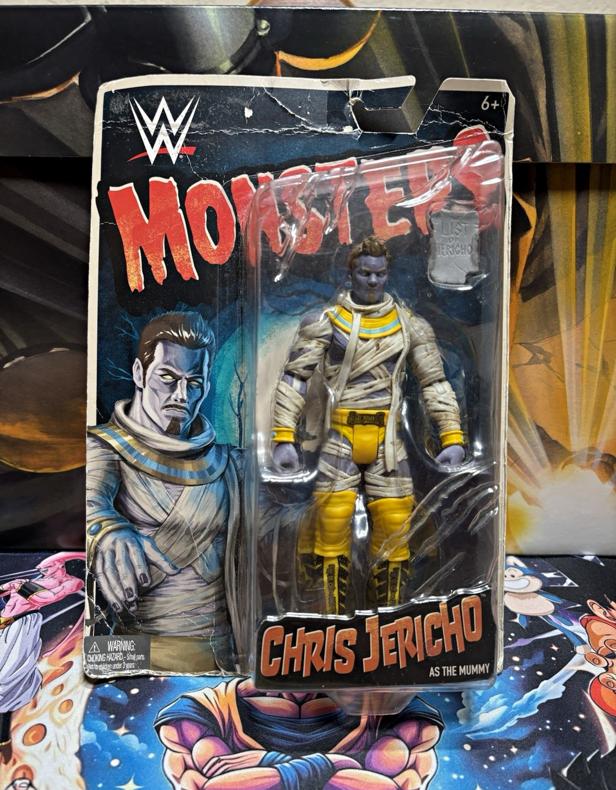 Modellino WWE Monsters Chris Jericho e Asuka Wrestling