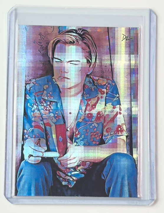 Romeo Limited Edition Artist Signed "Leonardo DiCaprio" Refractor Card 1/1