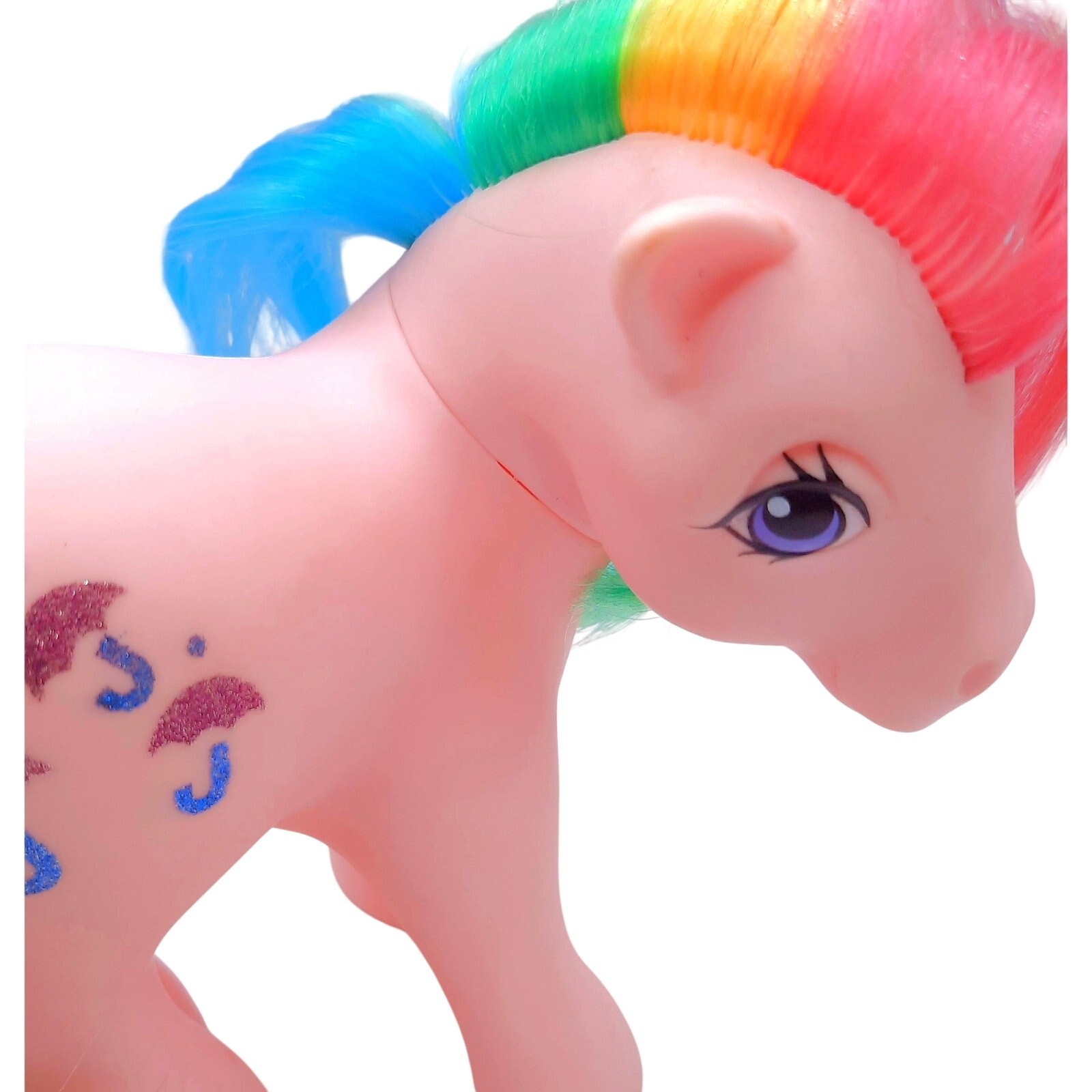 My Little Pony G1 Parasol Rainbow Hair Pink Umbrellas Vintage Hasbro MLP