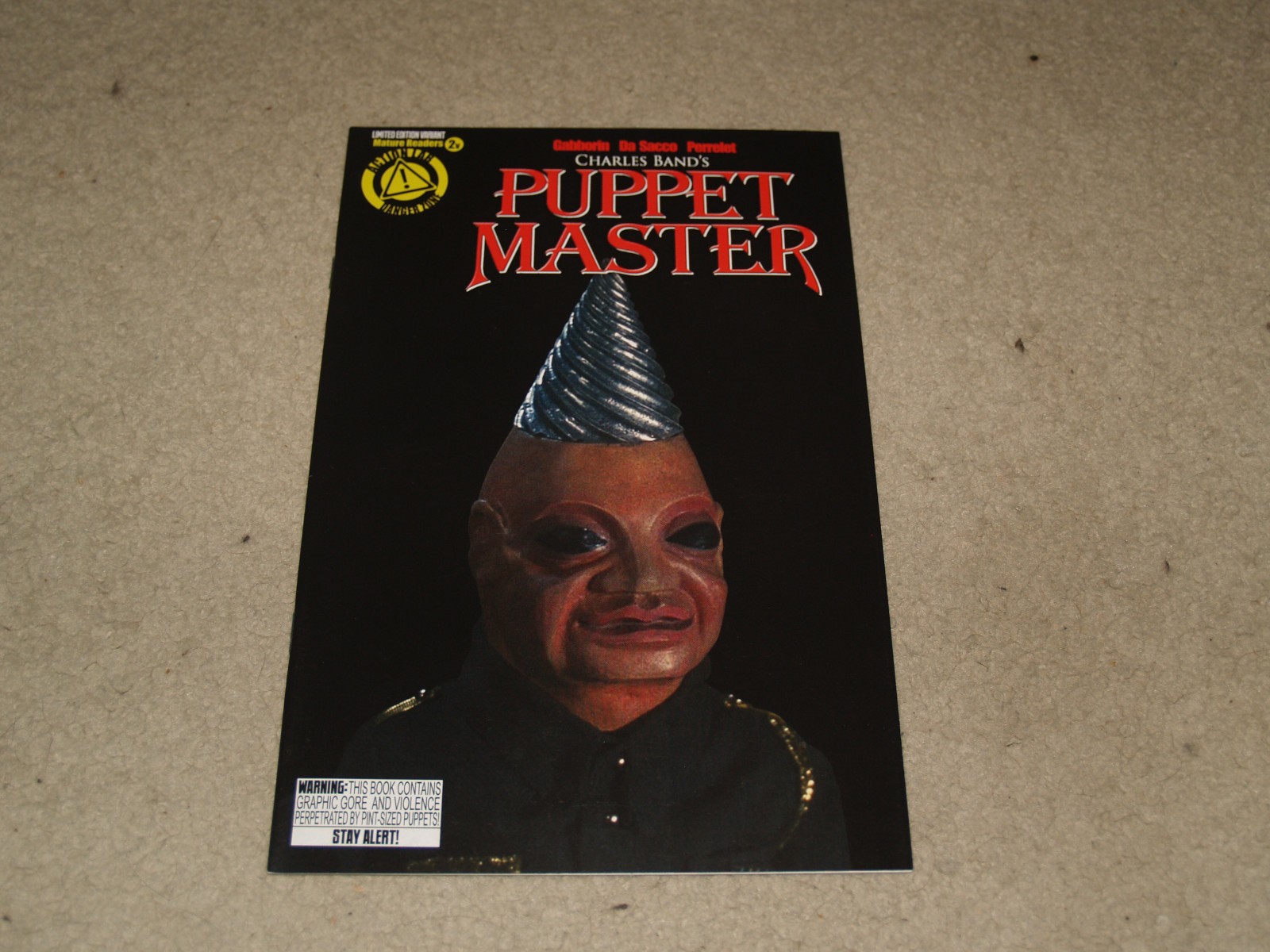 Puppet Master vol 2 # 2 ( Action Lab Danger Zone comics 2015 ) photo variant