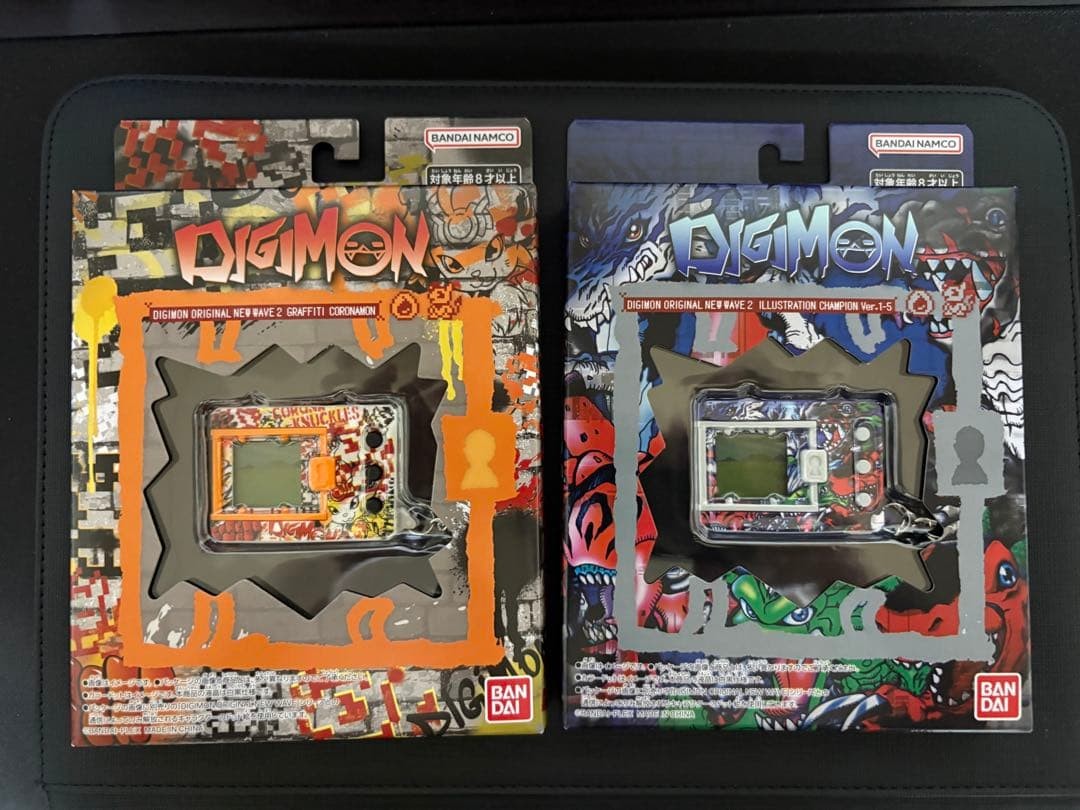 Coppia di animali virtuali Digimon originali New Wave 2