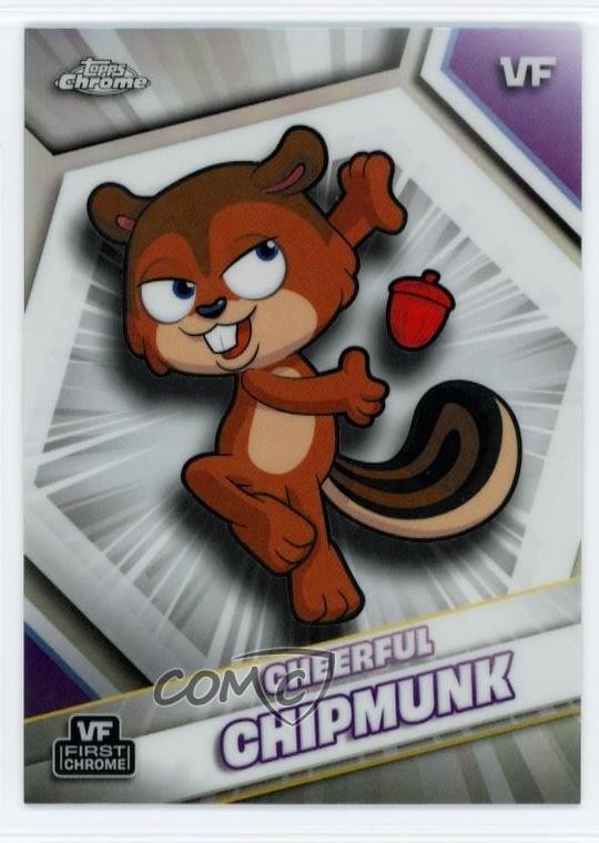 2026 Topps Chrome VeeFriends Refractor Cheerful Chipmunk #46 17uv