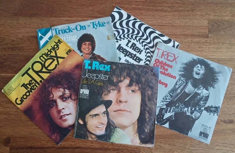 T-Rex, singles vintage