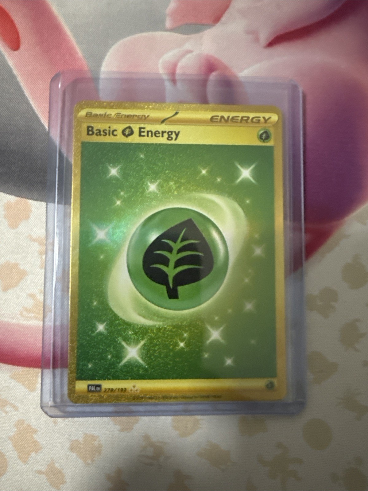 Basic Grass Energy 278/193 Sv02: Paldea Evolved Holo quasi nuovo Pokemon TCG