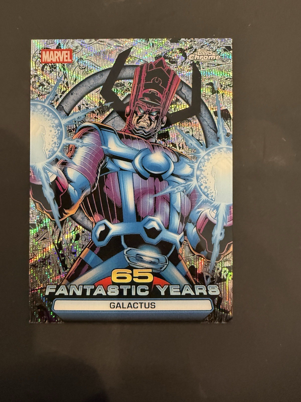 Topps 2026 Topps Chrome Marvel 65 anni fantastici Galactus #FY-06