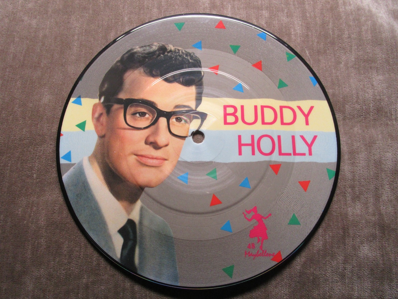 Buddy Holly, That'll Be The Day / Rock Around With Oliie Vee  Picture Disc.  imp