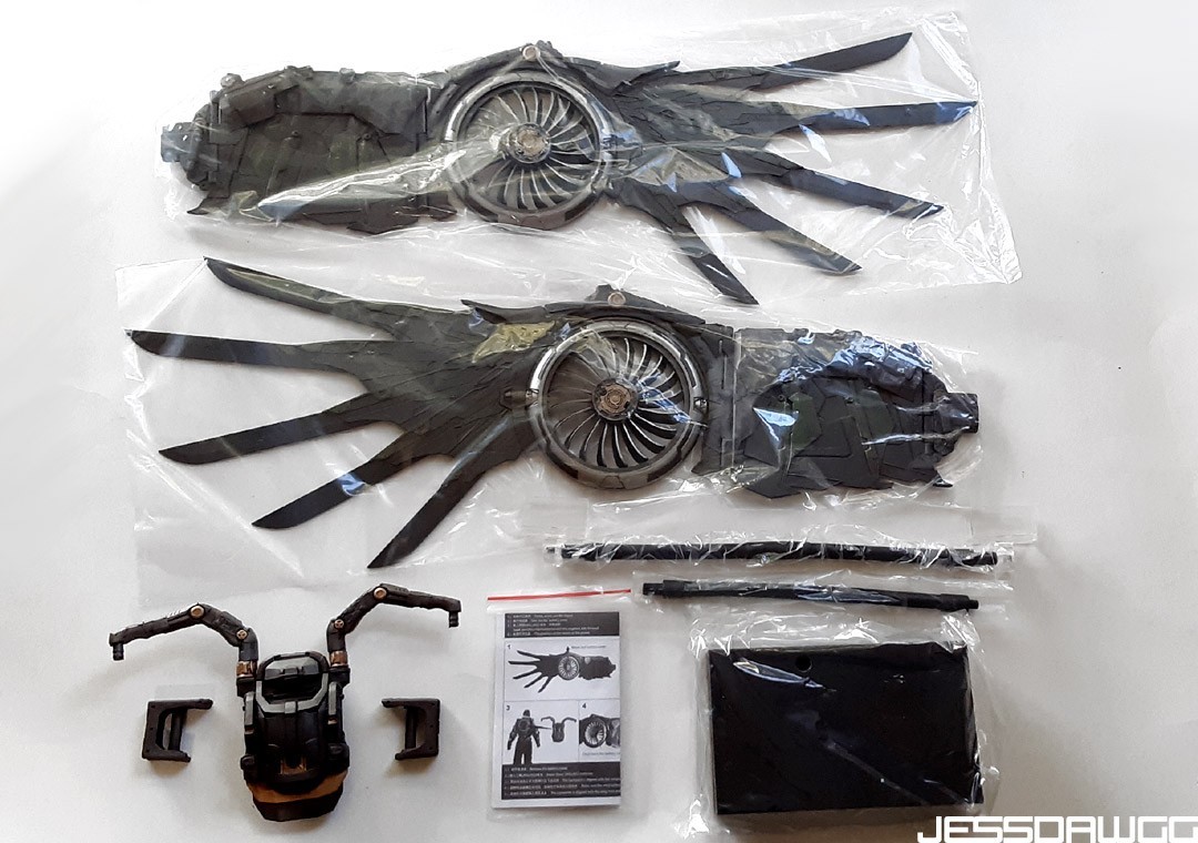 Set Ala 1/6 Sky Scavenger di Toys Era per Avvoltoio Spiderman Hot Toys Personaggio 12"