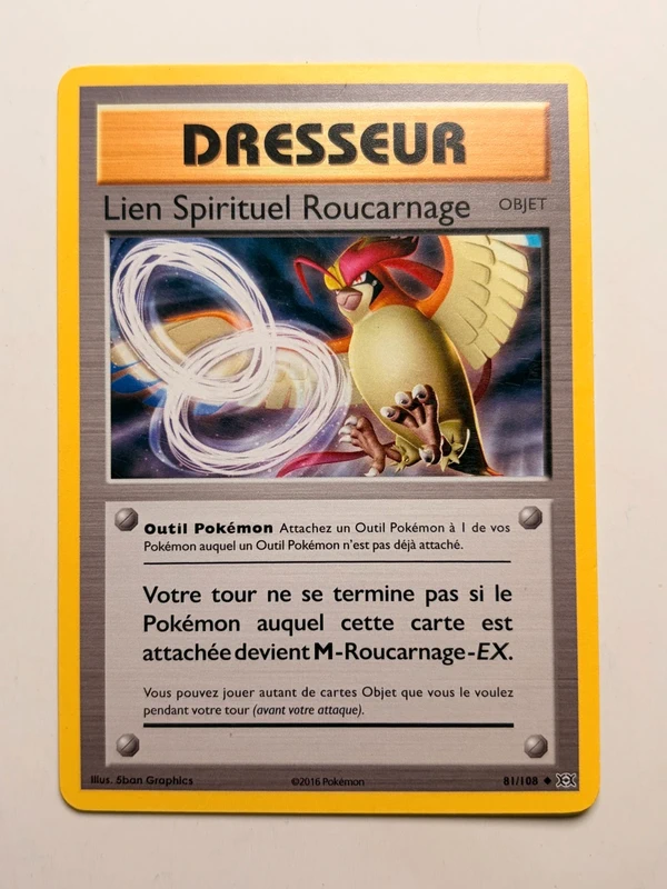 Carte Pokémon Lien Spirituel Roucarnage (81/108)
