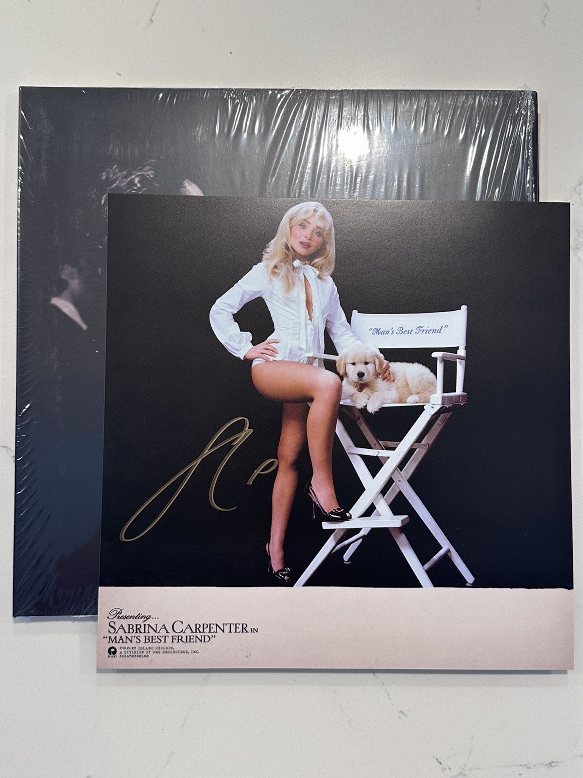 Man's Best Friend Sabrina Carpenter 12" LP Hand Signed Autographed Alternate #4