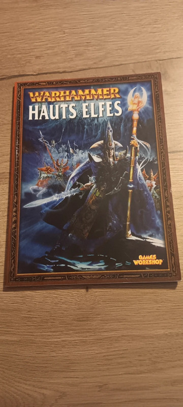 Supplément games workshop Warhammer tow codex Hauts Elfes