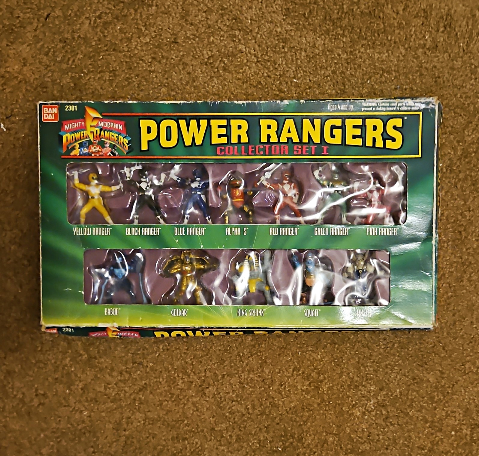 Bandai Mighty Morphin Power Rangers Set da collezione in scatola MPN 2301