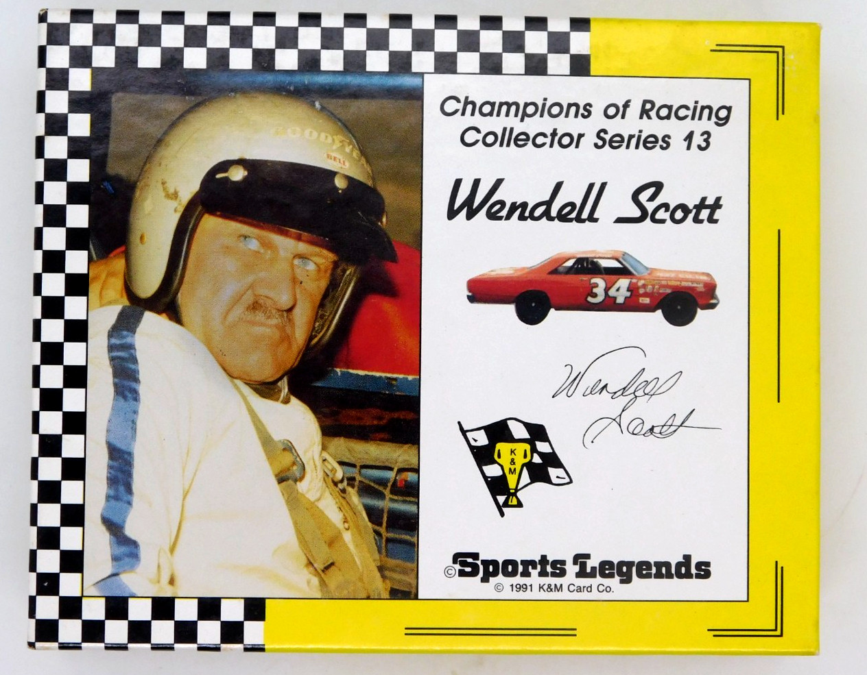 Carte collezionabili Wendell Scott Sports Legends Champions Racing Series 13 30 sigillate